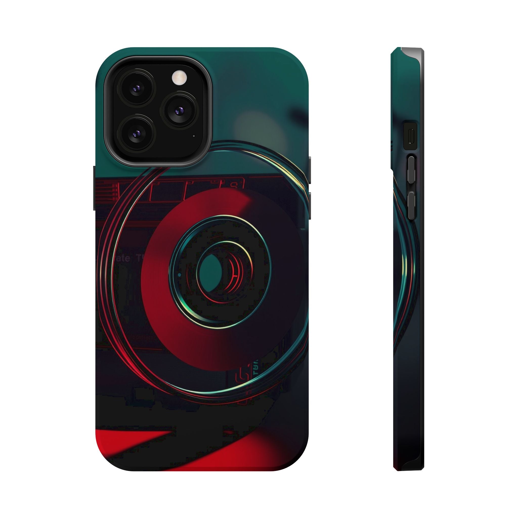 iPhone Vibrant Cassette Tape Rewind Design Slim Everyday Designer Case · iPhone