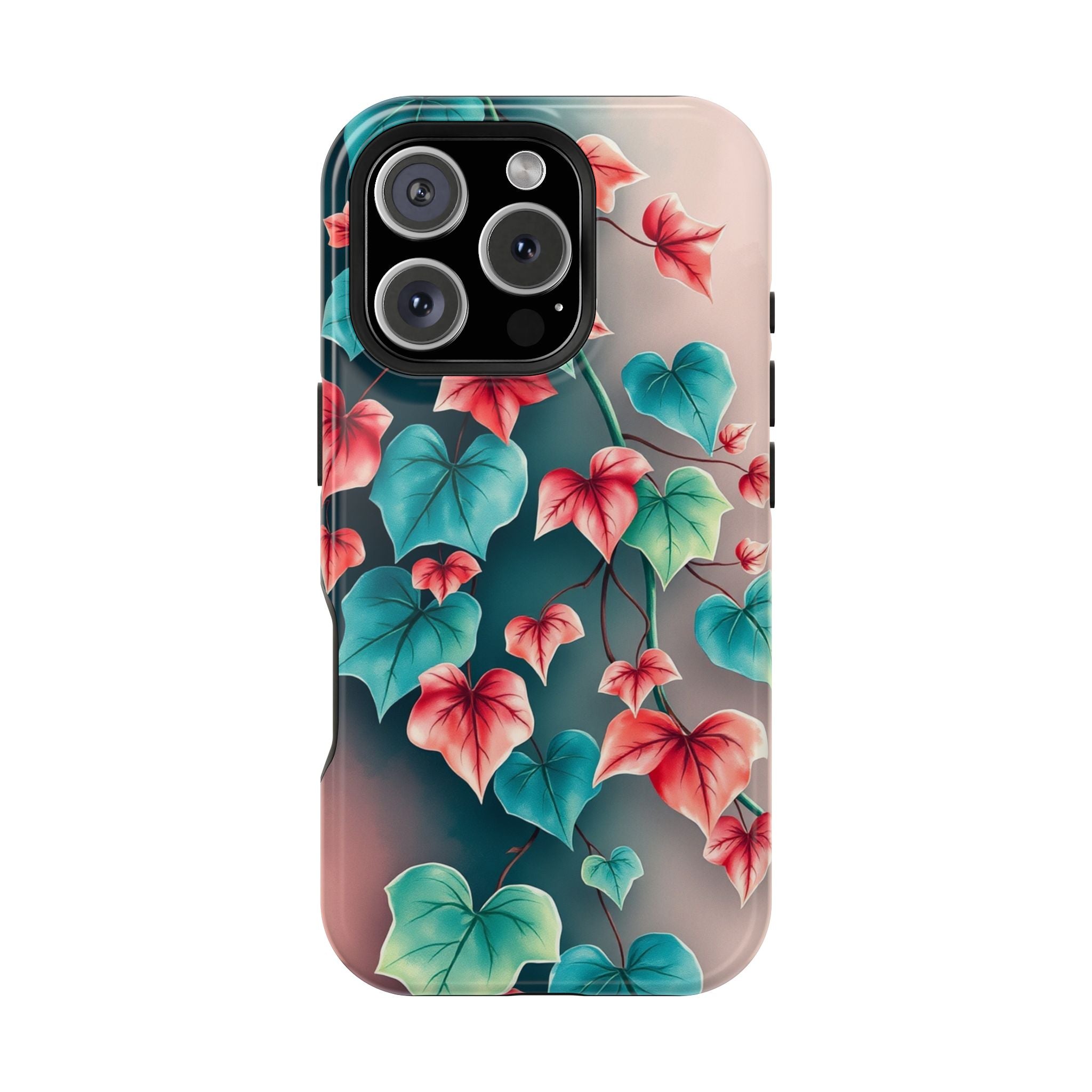 iPhone Art Nouveau Vine Teal And Coral Slim Snap Case · iPhone Case