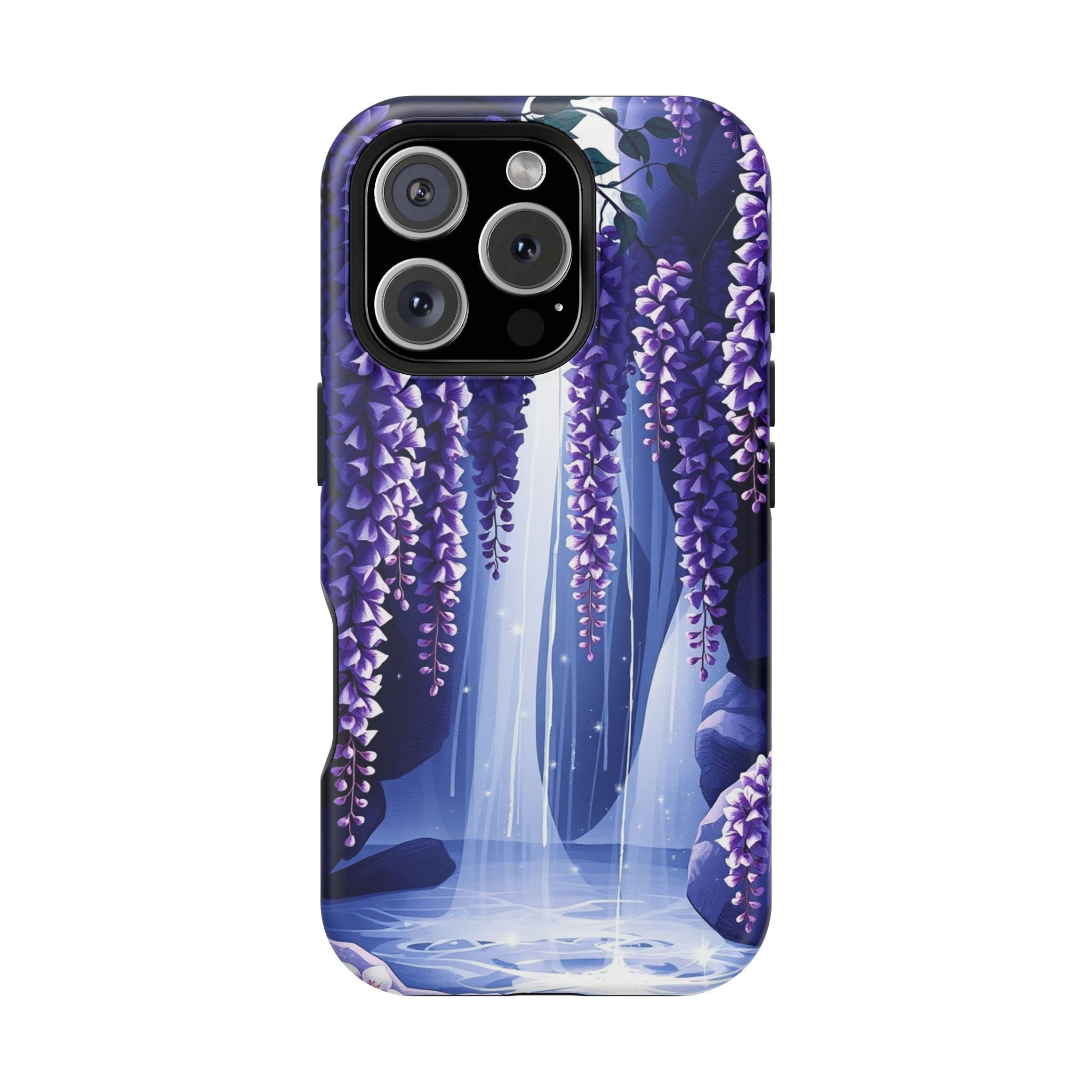 iPhone Wisteria Cascade Serene Design Slim Snap Case Ga · iPhone Case