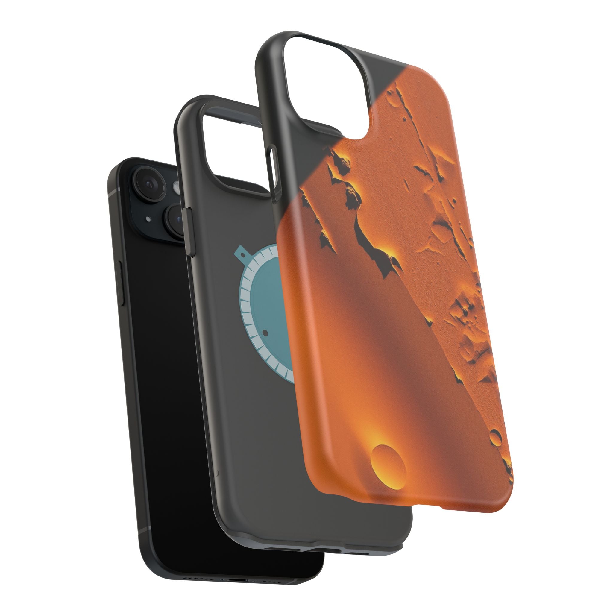 iPhone Burnt Orange And Sand Shoreline Aerial Slim iPhone Everyday · iPhone Case