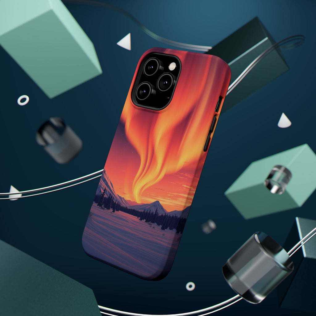 iPhone Sunset Amber And Peach Northern Lights Slim iPhone Everyday · iPhone Case