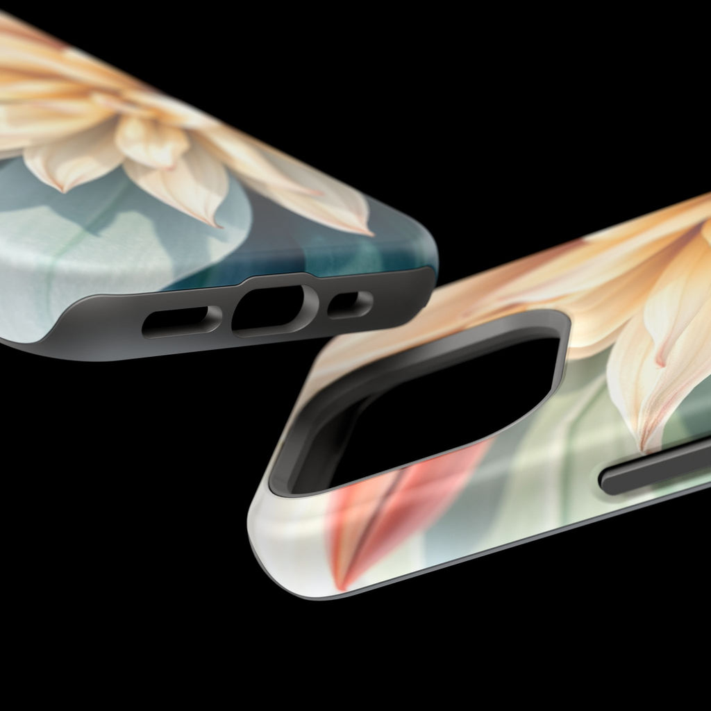 iPhone Neon Floral Radiant Design Clean Minimal Snap Case · iPhone Case