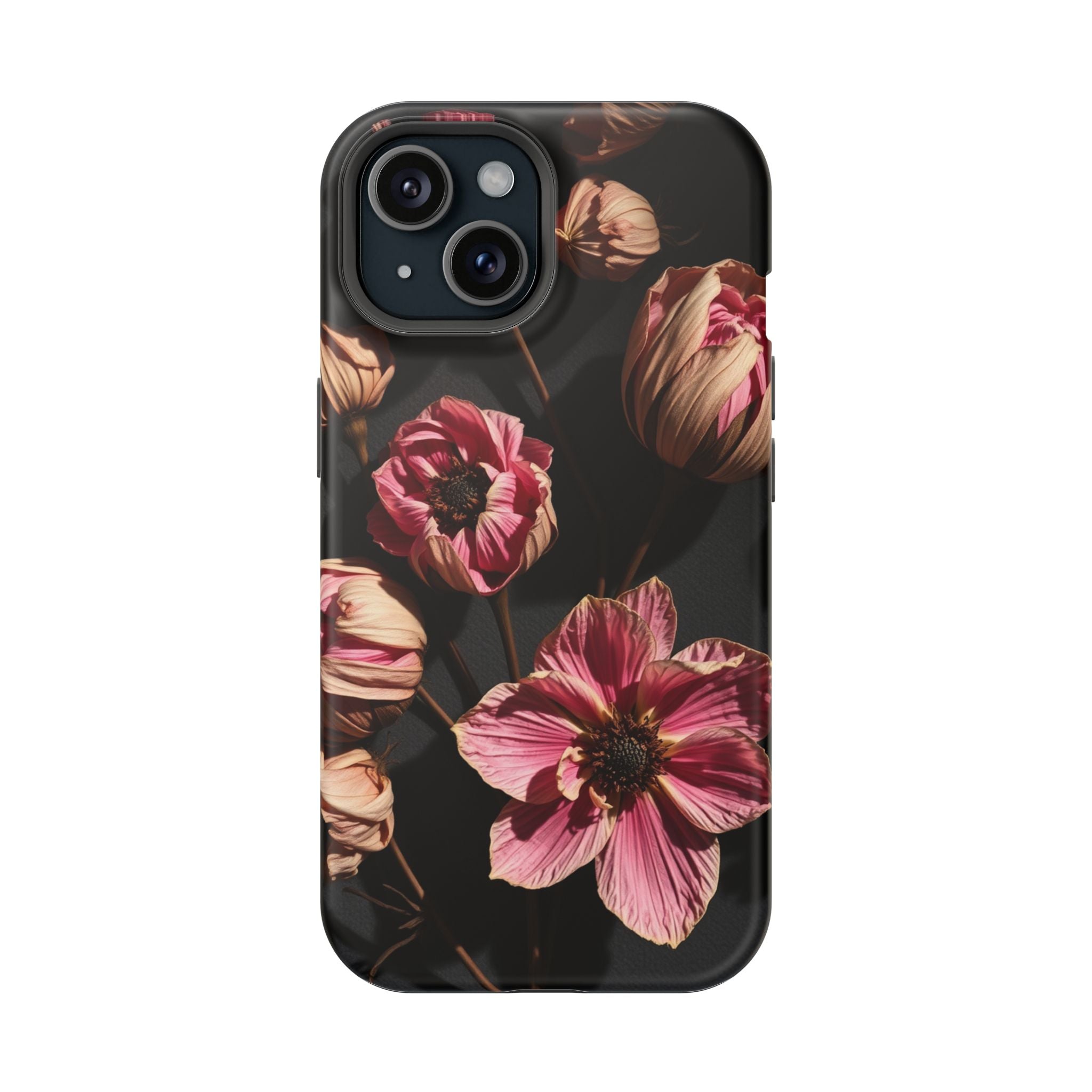 iPhone Dried Flower Flat Lay Electric Art Slim Snap Case · iPhone Case