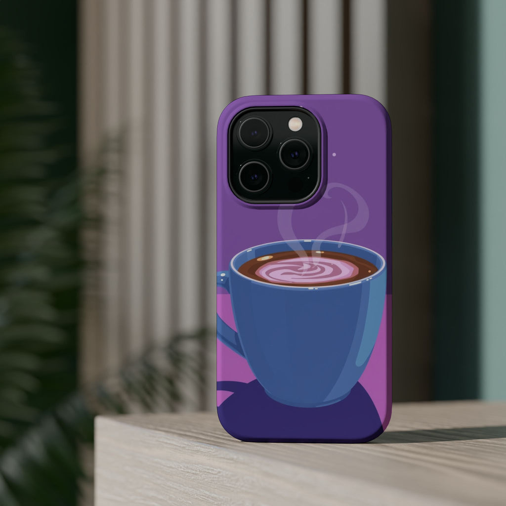 iPhone Emotional Support Coffee Pixel Art -Bit Soft Finish Everyday Case · iPhon