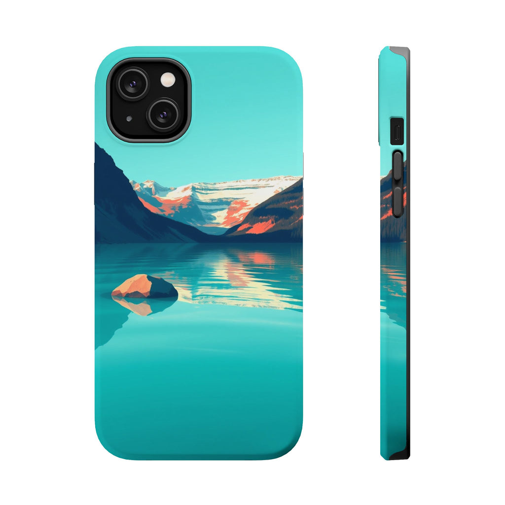 iPhone Glacier Lake Bold Art 16 Slim Everyday Designer Case · iPhone Case