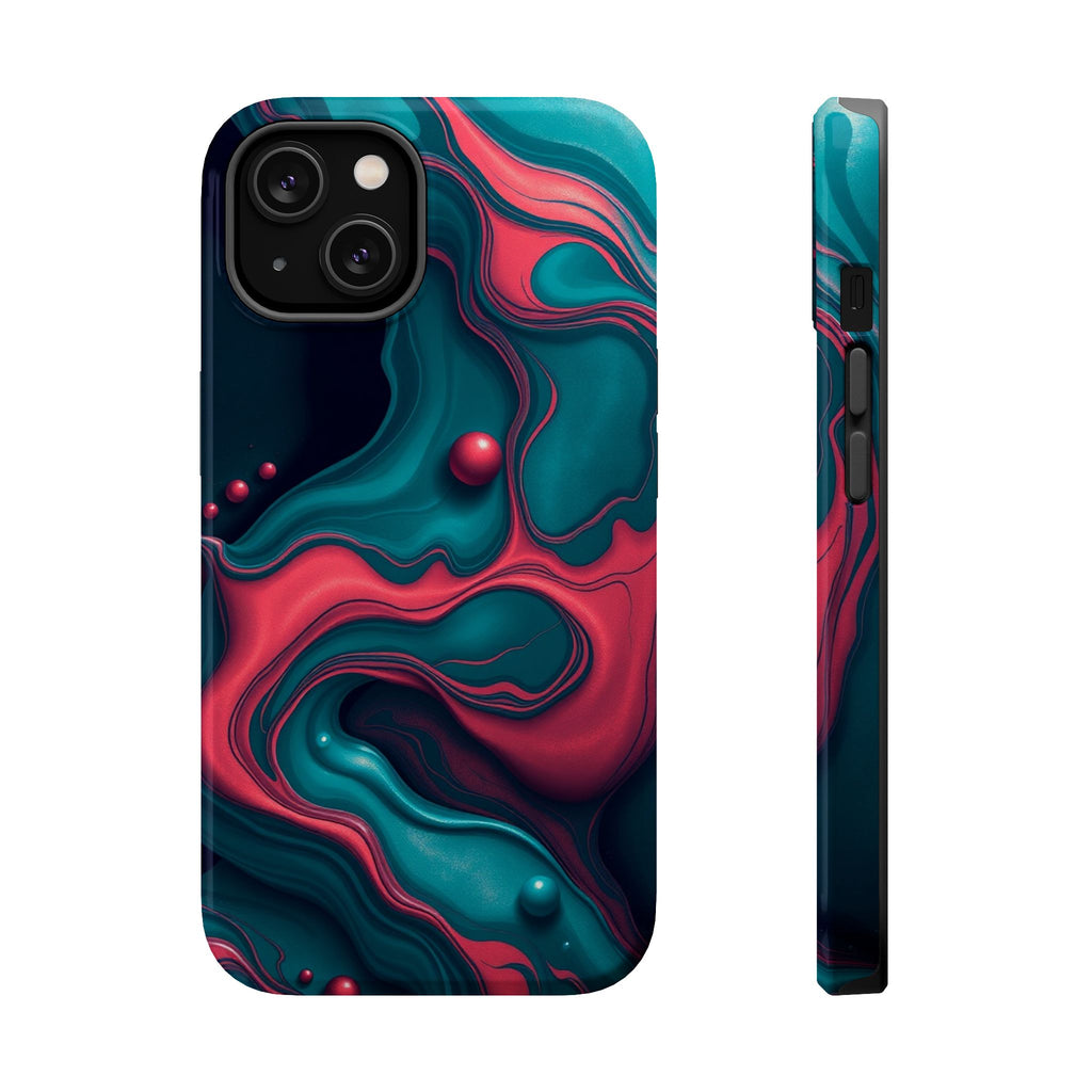 iPhone Fluid Art Electric Slim Everyday Designer Case · iPhone Case Soft Finish