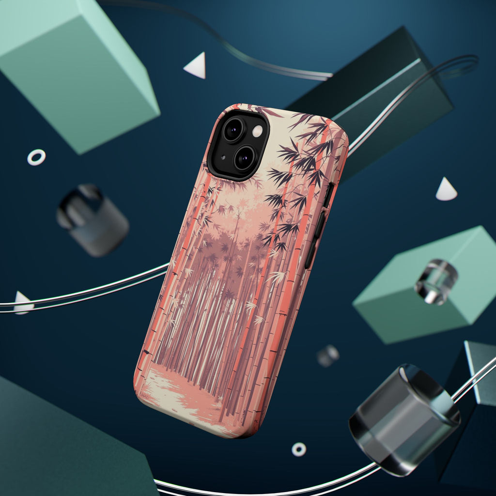 iPhone Rose Pink And Cream Bamboo Grove Slim Everyday iPhone 19 · iPhone Case