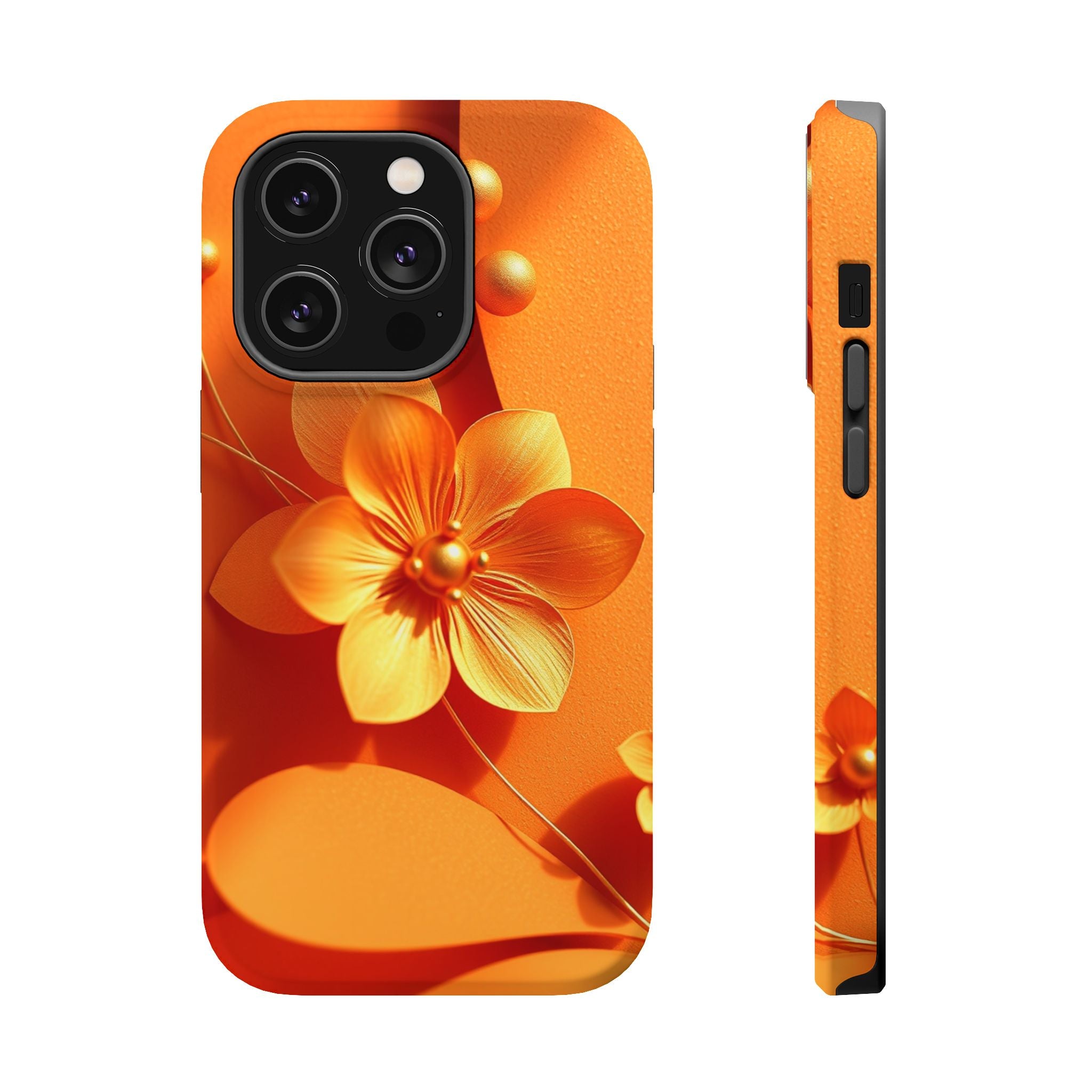 iPhone Floral Geometric Gold Foil Luxury Slim Everyday iPhone Designer · iPhone