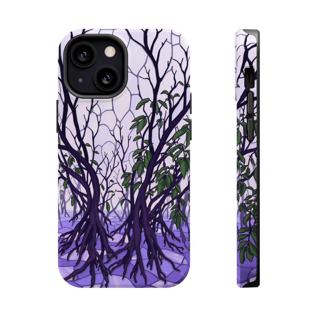 iPhone Lavender And Pearl Mangrove Roots Slim Everyday iPhone Designer · iPhone