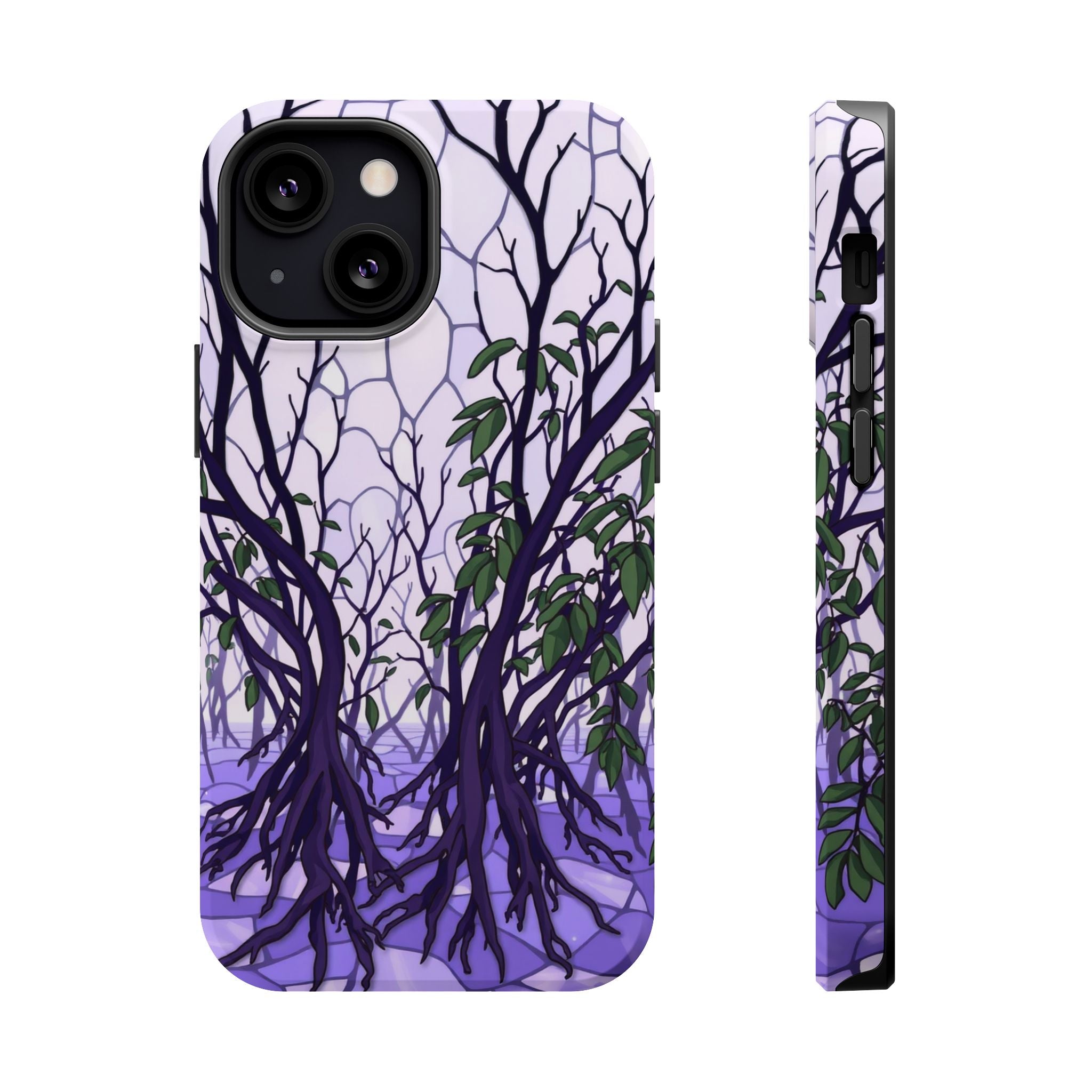 iPhone Lavender And Pearl Mangrove Roots Slim Everyday iPhone Designer · iPhone