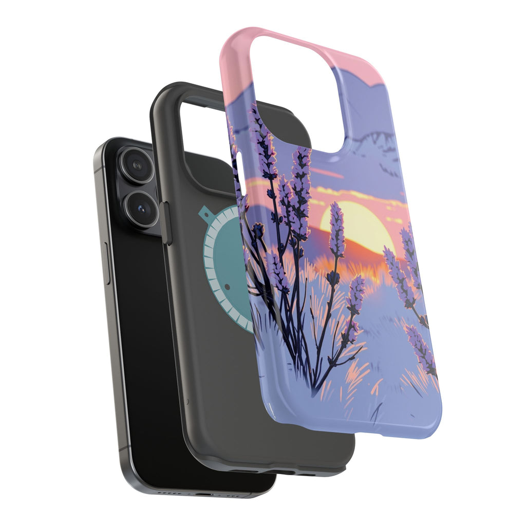 iPhone Mesa Sunset Hand-Drawn Sketch Slim Everyday Designer Case · iPhone Case
