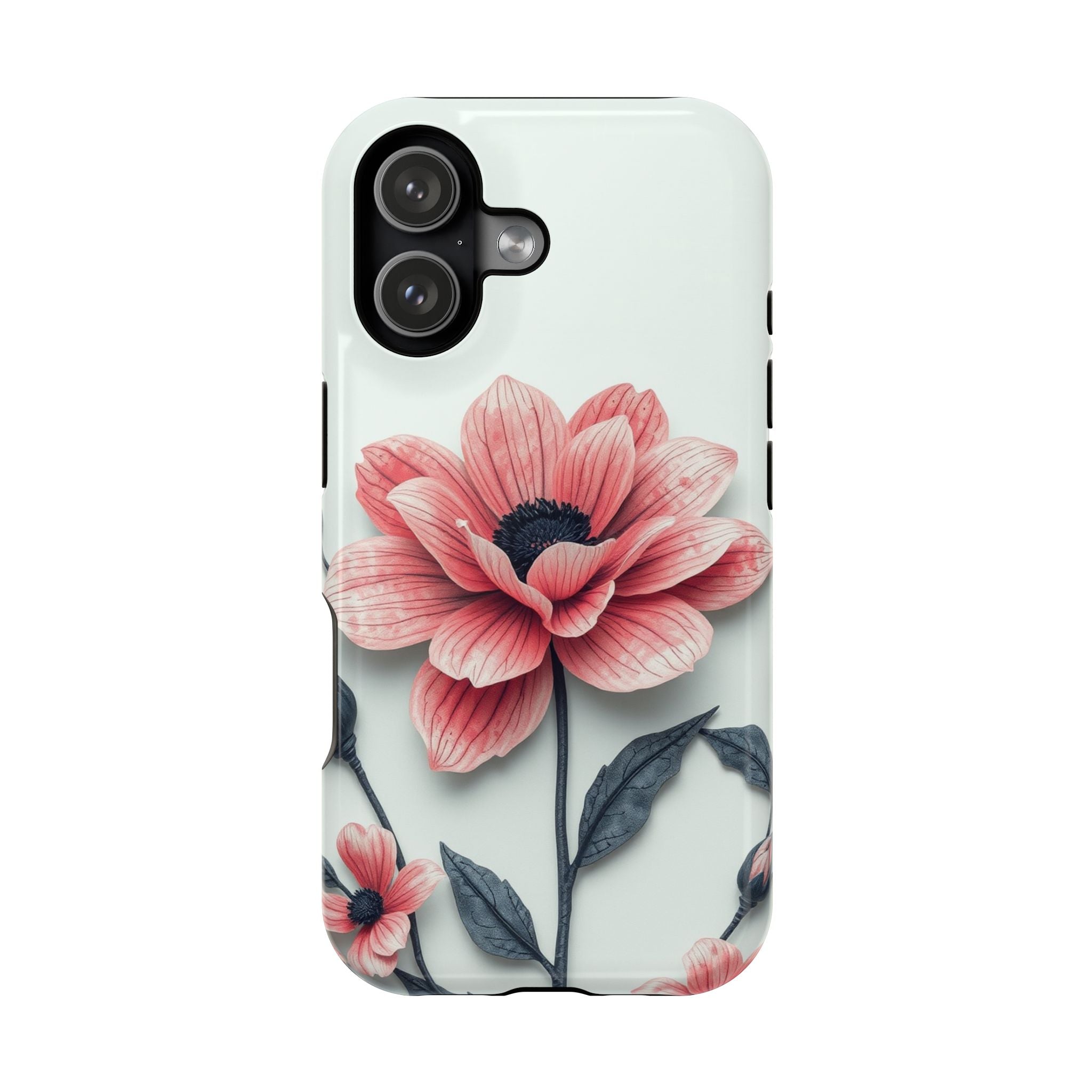 iPhone Dreamy Floral Ink Wash Design Slim Everyday iPhone 12 Designer · iPhone C