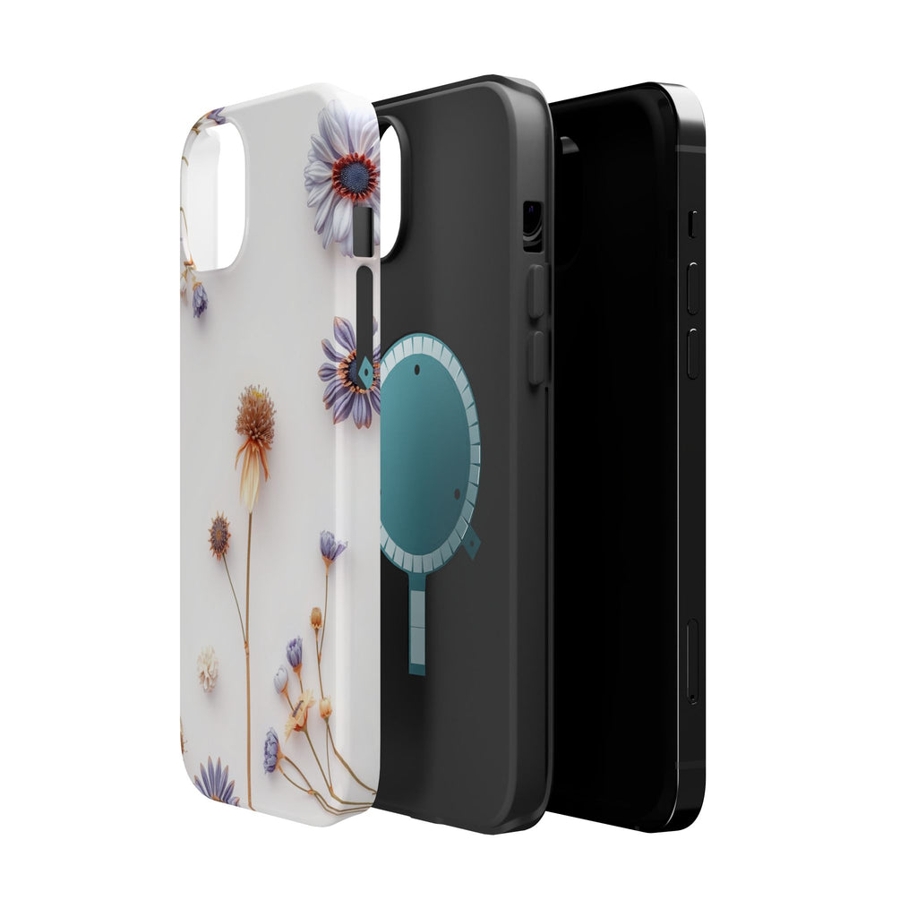 iPhone Dried Flower Flat Lay Bold Art Slim Everyday Designer Case · iPhone Case