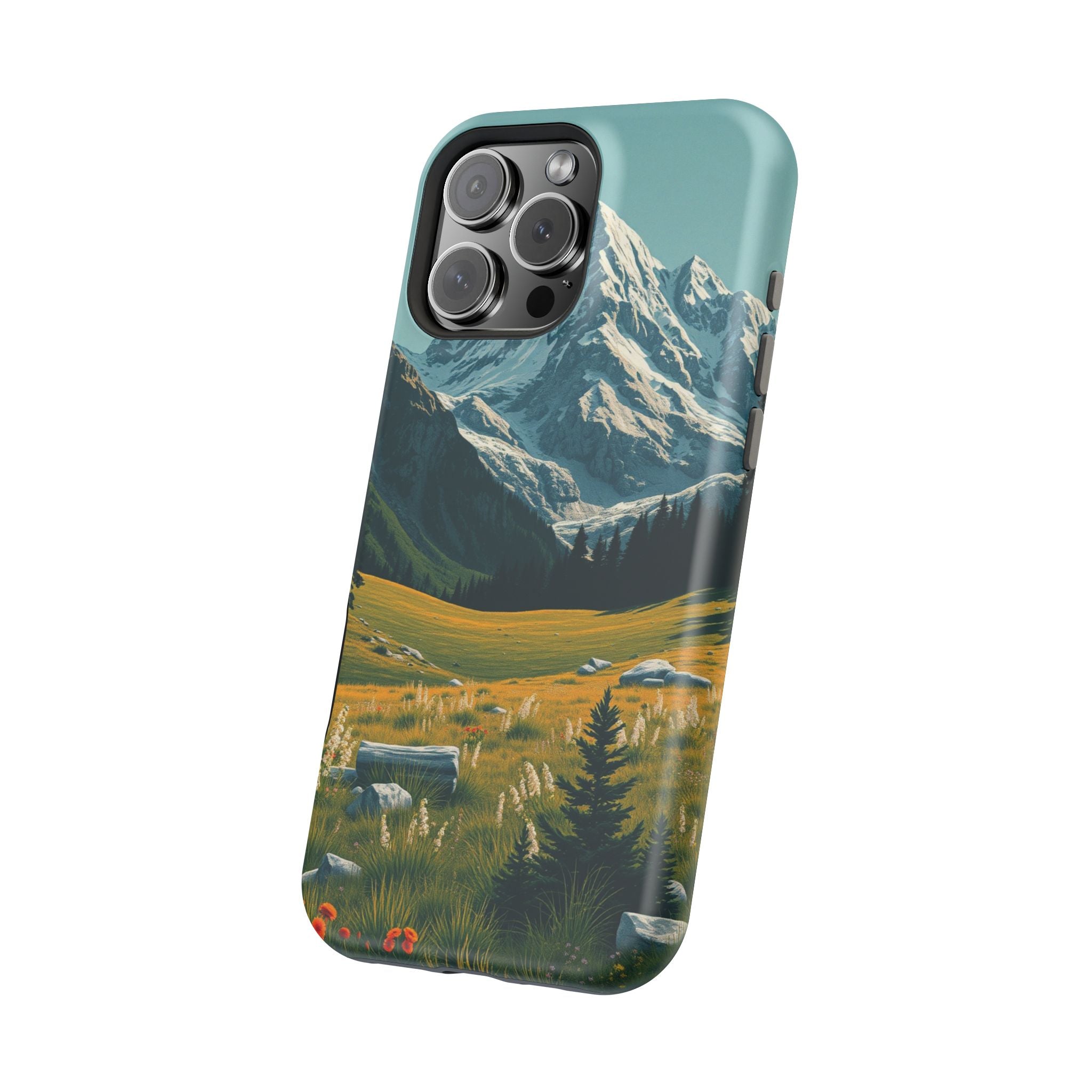 iPhone Alpine Meadow Bold Art 19 Bold Modern Everyday Snap Case · iPhone Case