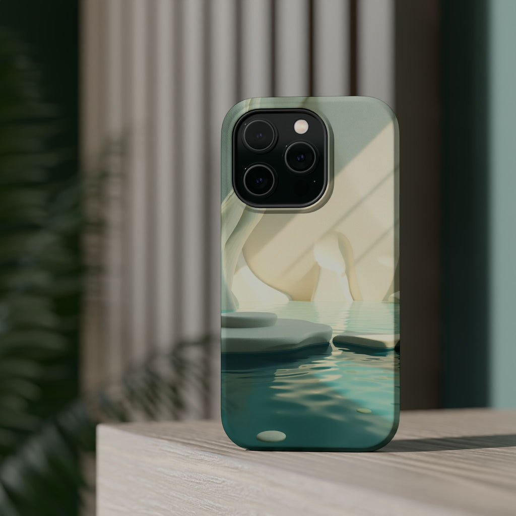 iPhone Tidal Pool 3D Digital Slim Everyday Designer Case · iPhone Case