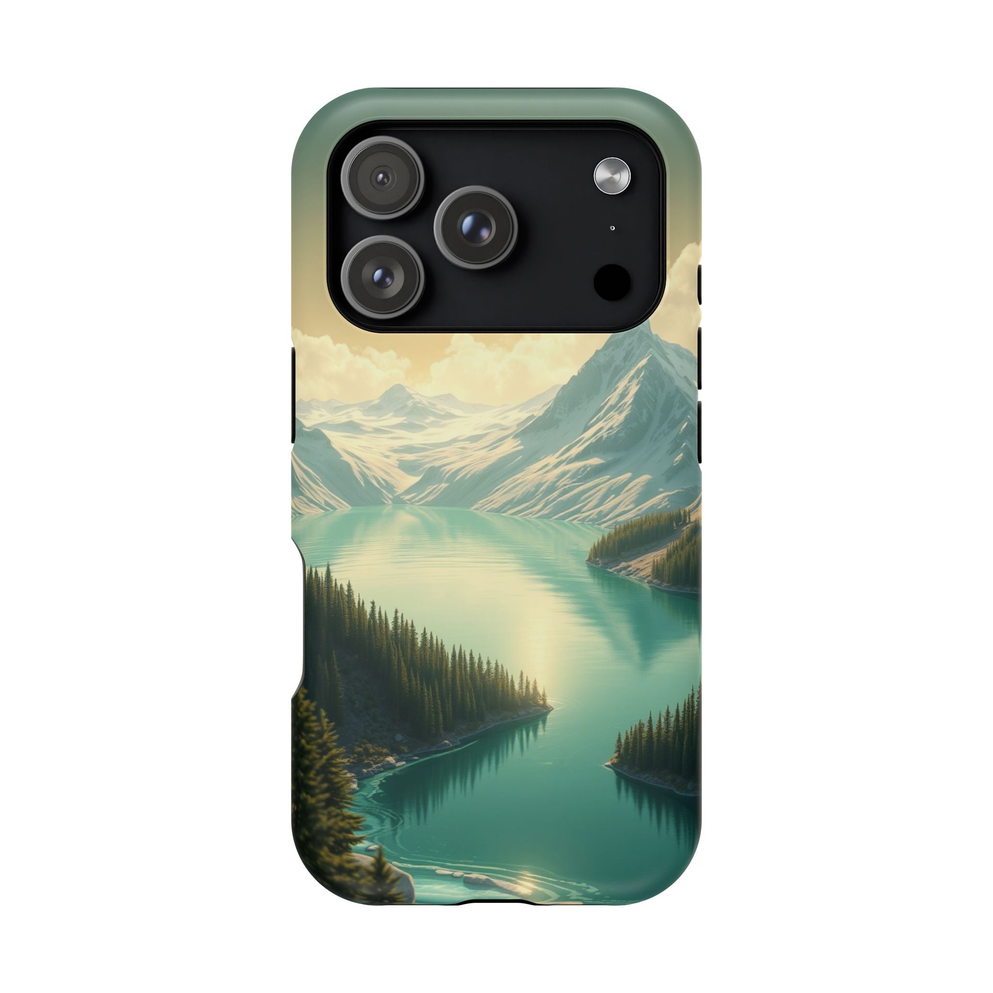 iPhone Glacier Lake Bold Art Slim Everyday Designer Case · iPhone Case