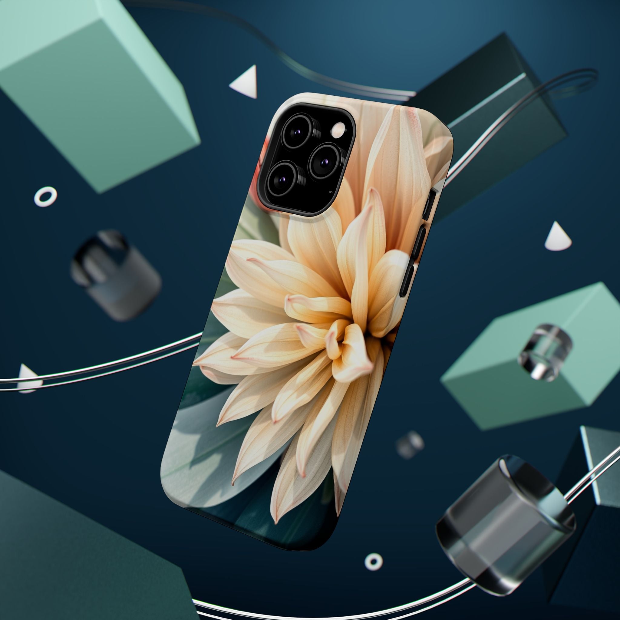 iPhone Neon Floral Radiant Design Clean Minimal Snap Case · iPhone Case