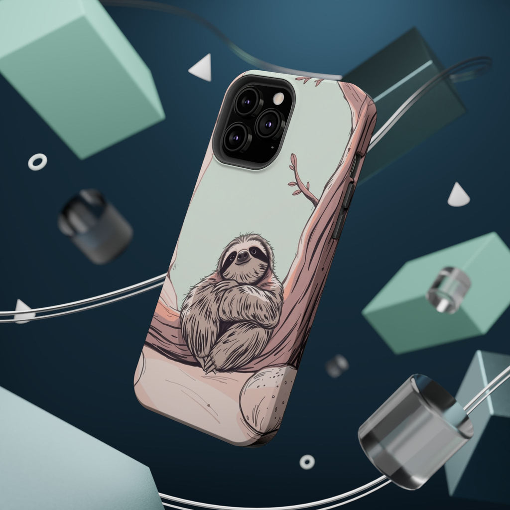 iPhone Cozy Sloth Mode Hand-Drawn Sketch Slim Everyday Designer Case · iPhone Ca