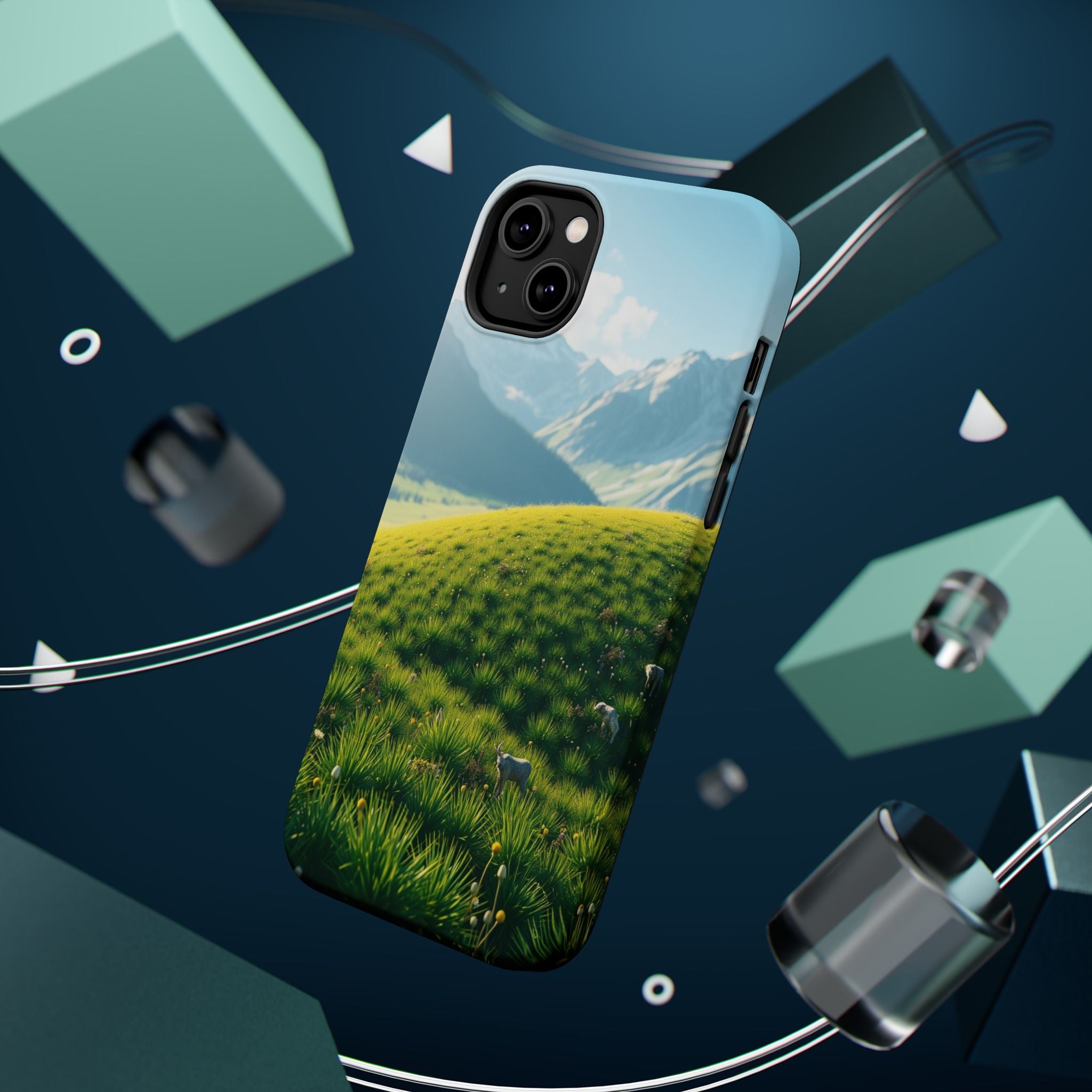 iPhone Vibrant Alpine Meadow Design Slim Everyday Designer Case · iPhone Case