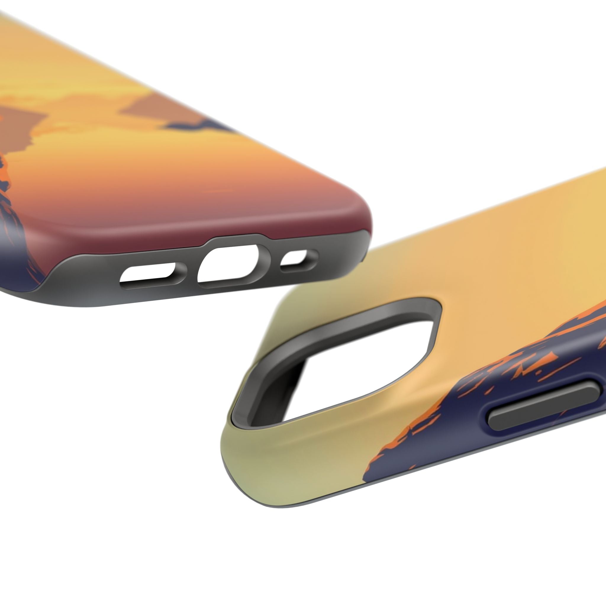 iPhone Fjord Reflection Pop Art Bold Slim Everyday Designer Case · iPhone Case