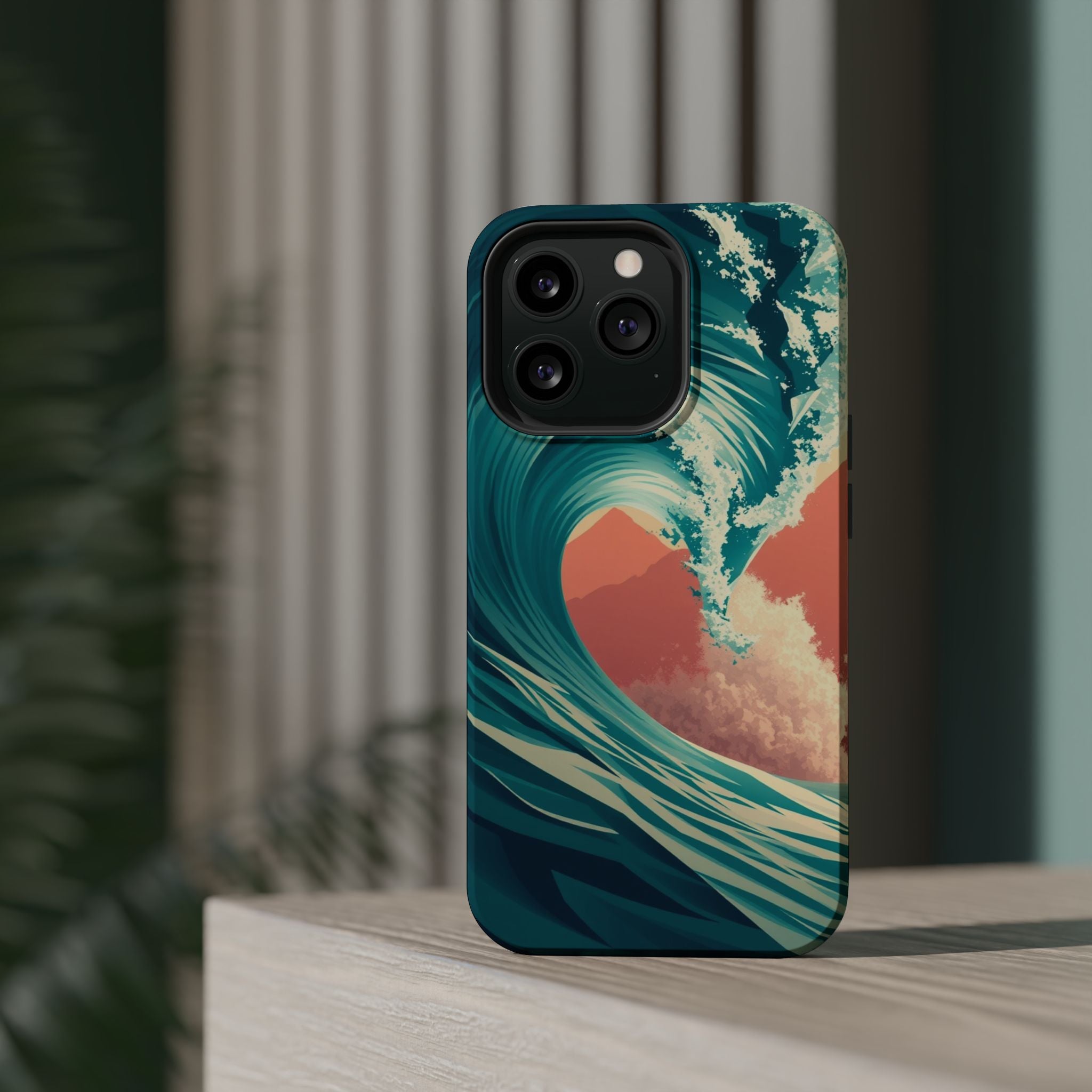 iPhone Ocean Wave Crash Cinematic Art Slim Everyday Designer Case · iPhone Case