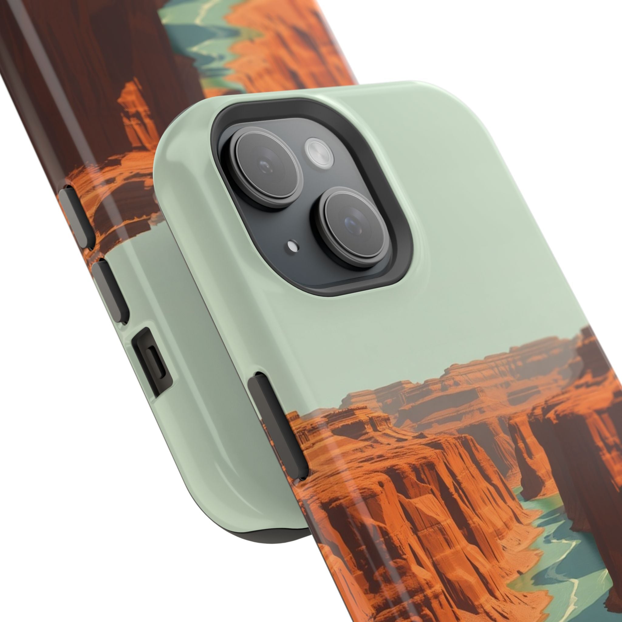 iPhone Burnt Orange And Sand River Canyon Slim iPhone Everyday Designer · iPhone