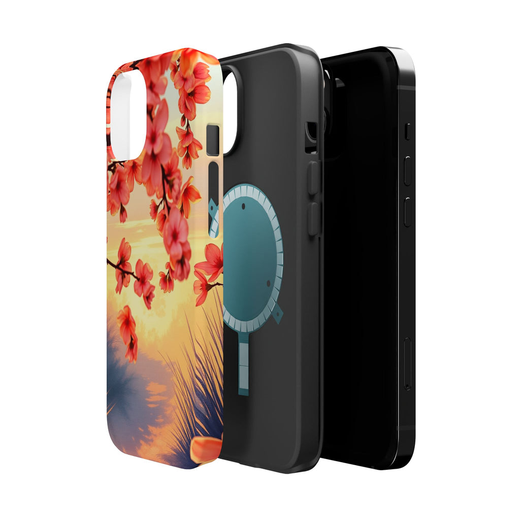 iPhone Sunset Amber And Peach Blossom Trail Slim Snap Cas Carry Case · iPhone Ca
