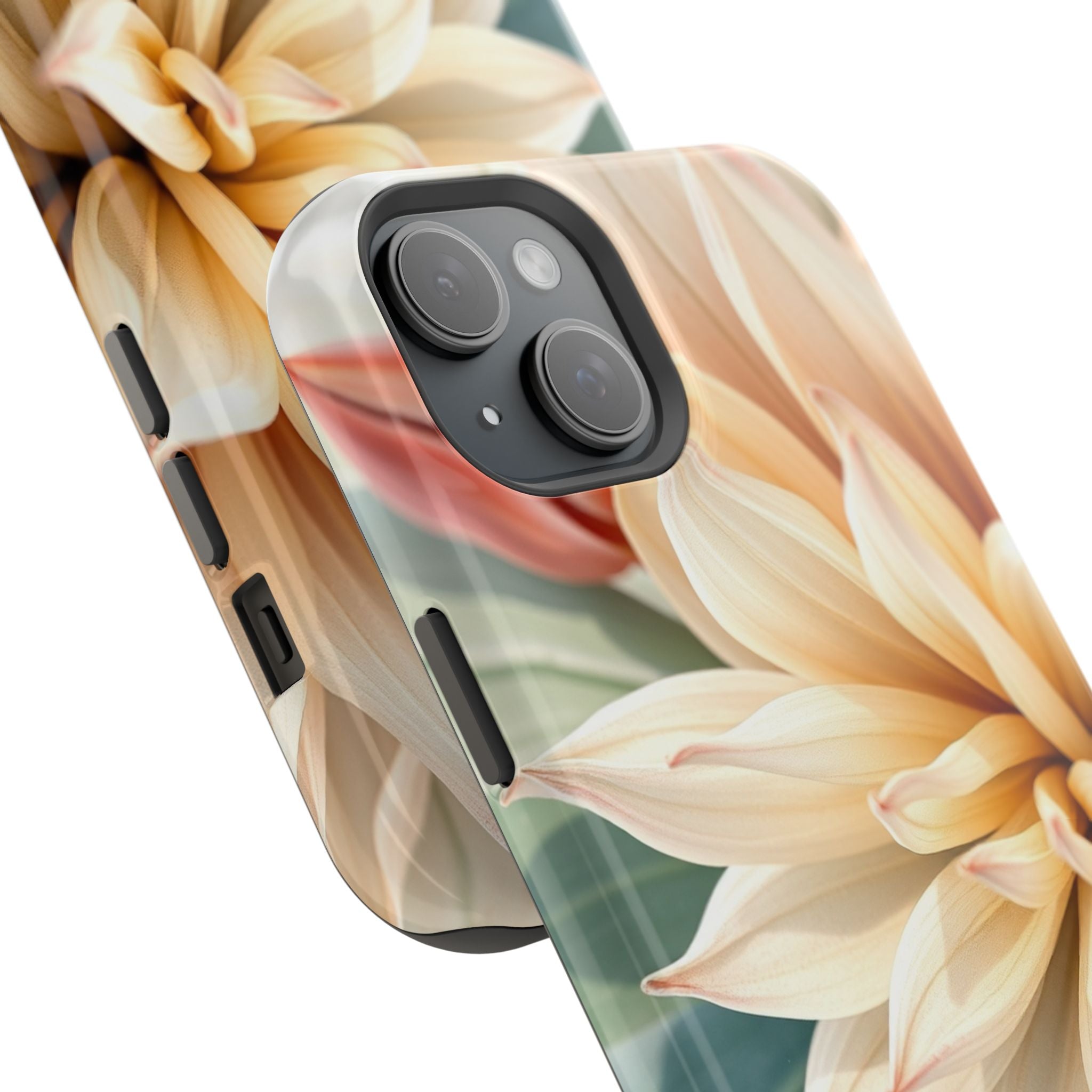 iPhone Neon Floral Radiant Design Clean Minimal Snap Case · iPhone Case