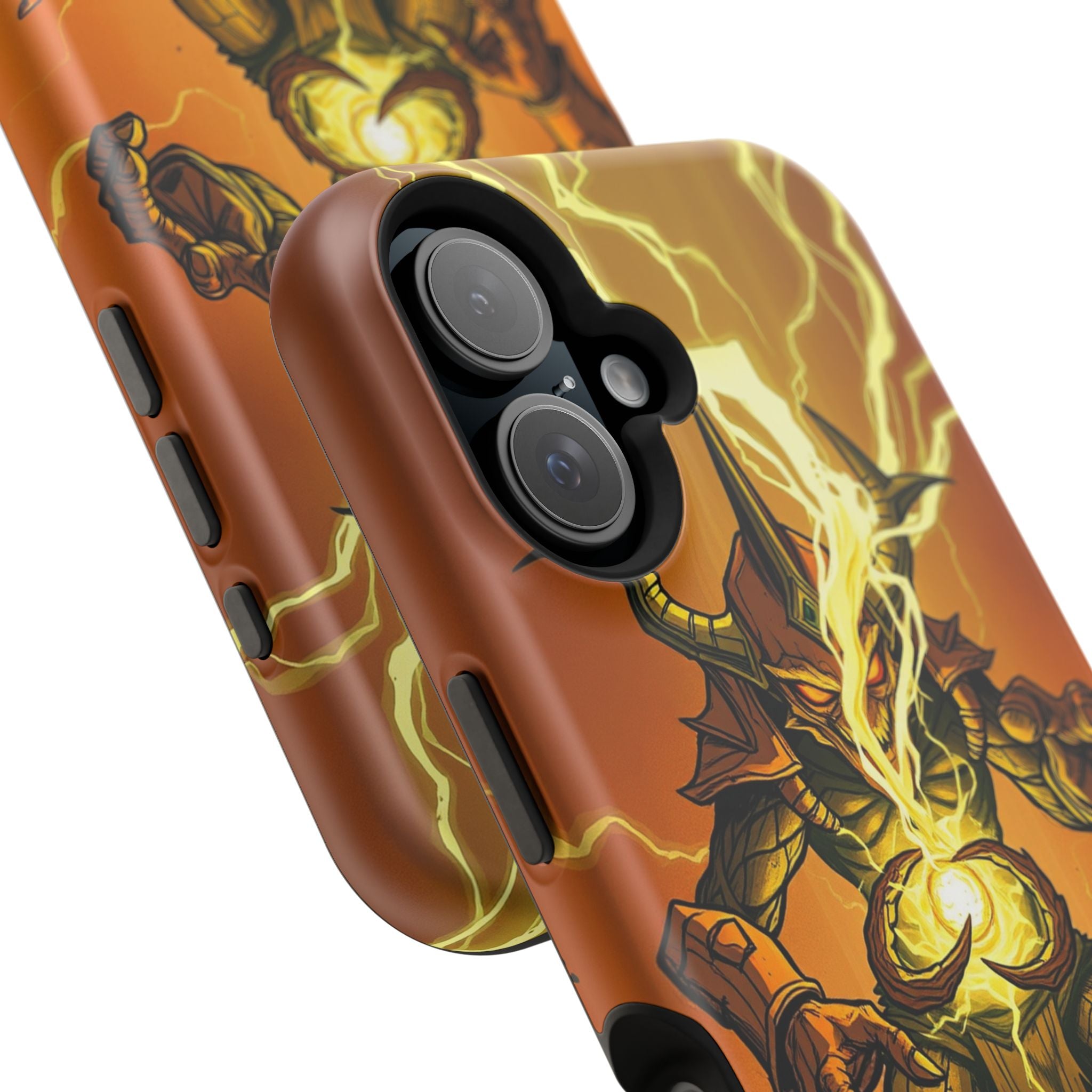 iPhone Burnt Orange And Sand Chaos Goblin Energy Clean Minimal Snap Case · iPhon
