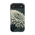 iPhone Chrysanthemum Classic Dark Gothic Ink Carry Case Slim Snap Case · iPhone