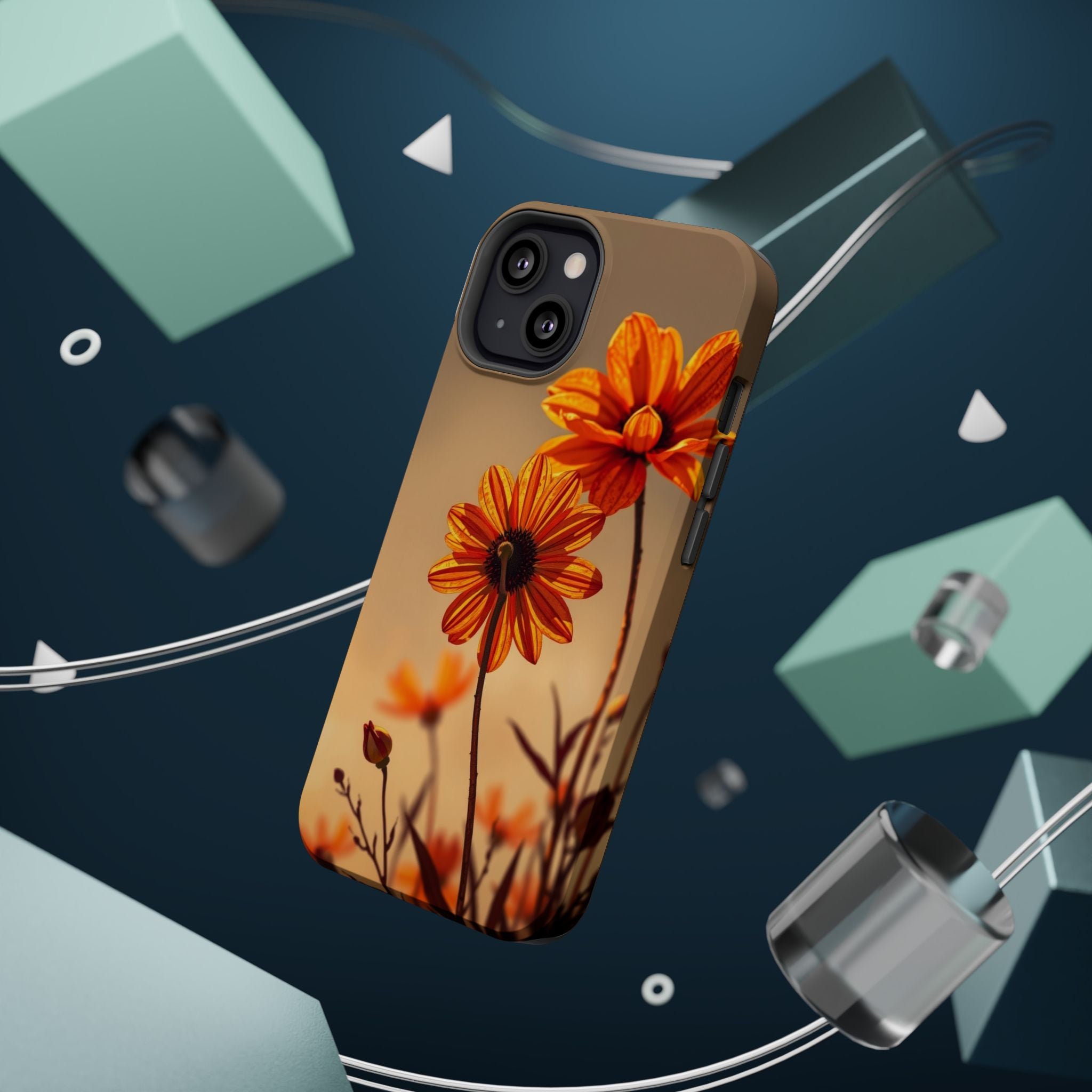 iPhone Floral Dark Academia Dreamy Design Slim Snap Case · iPhone Case