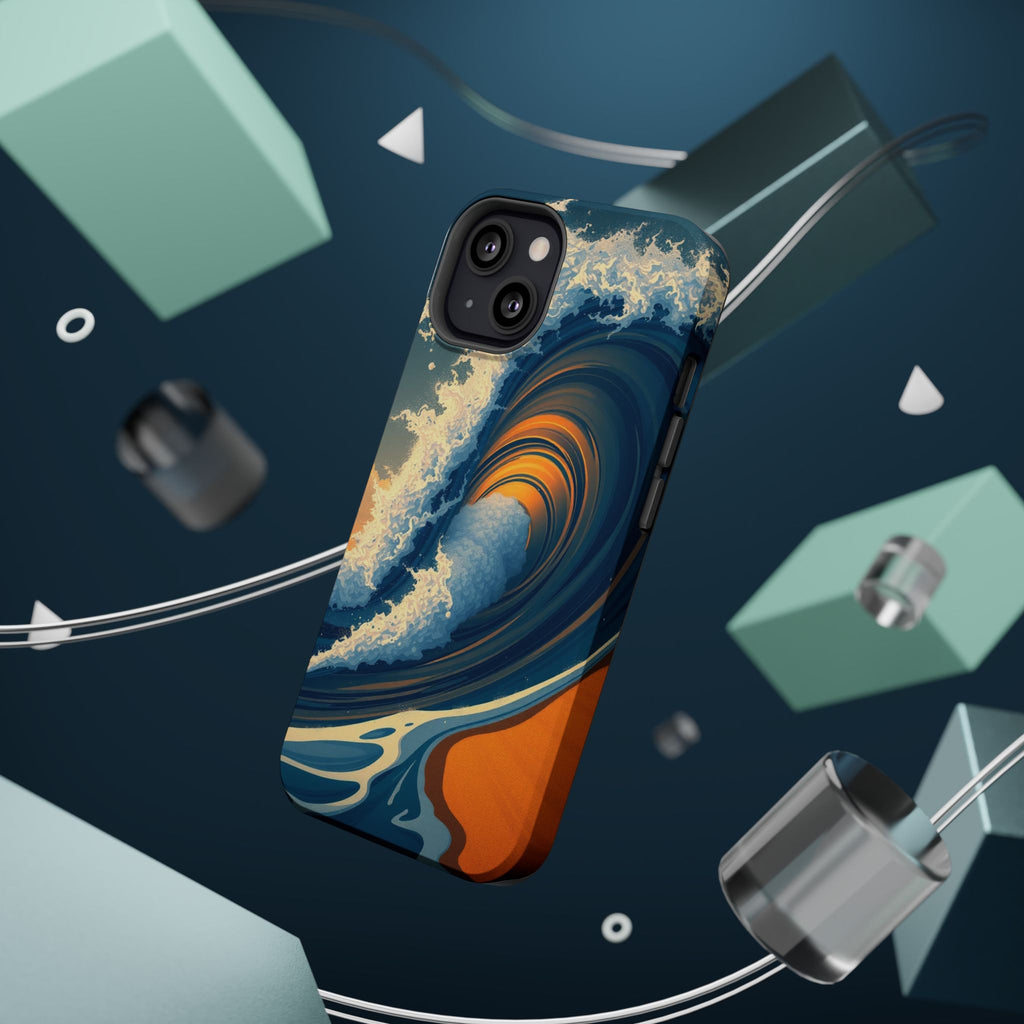 iPhone Ocean Wave Crash Dark Academia Slim Everyday Designer Case · iPhone Case