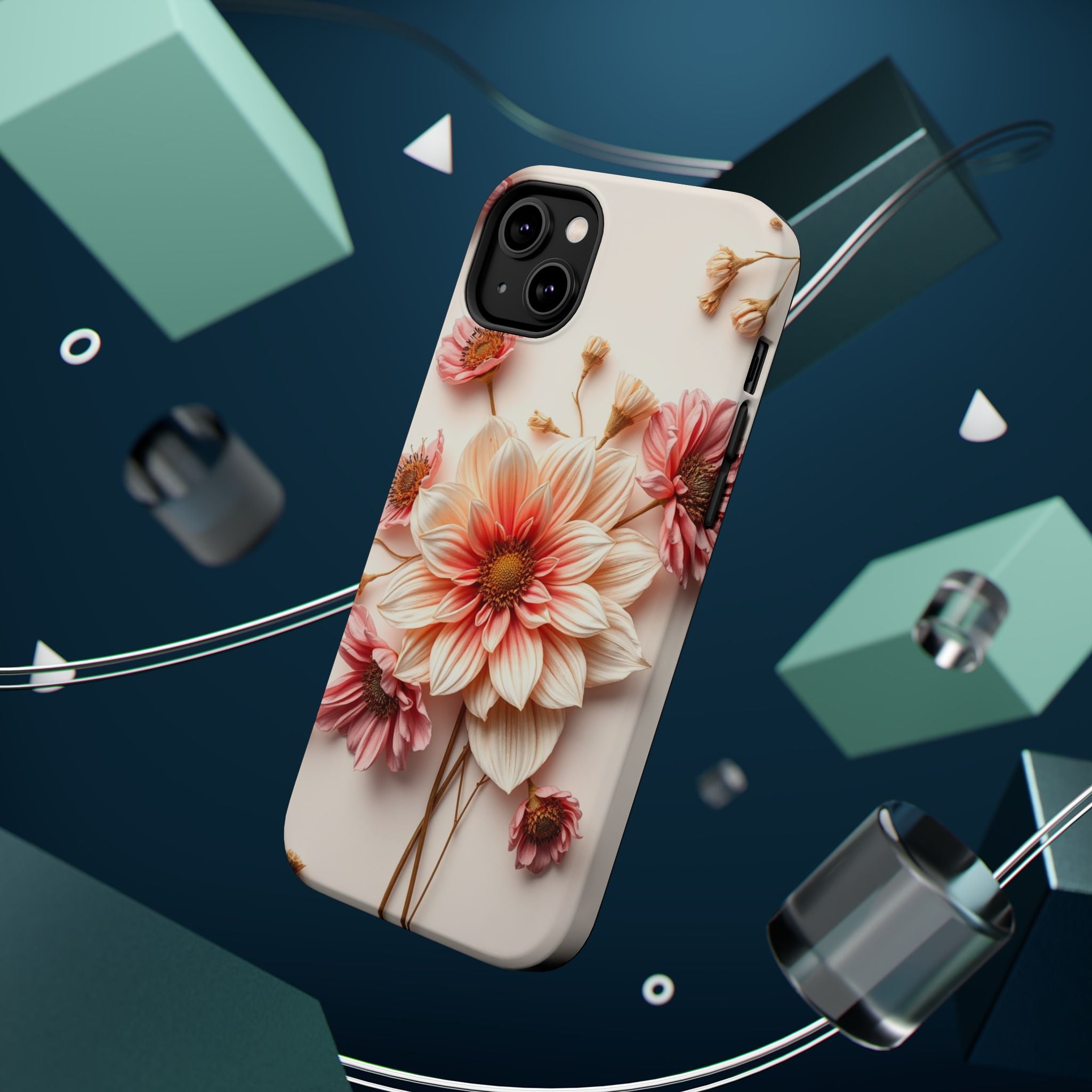 iPhone Dried Flower Flat Lay Enchanted Art Slim iPhone Everyday · iPhone Case