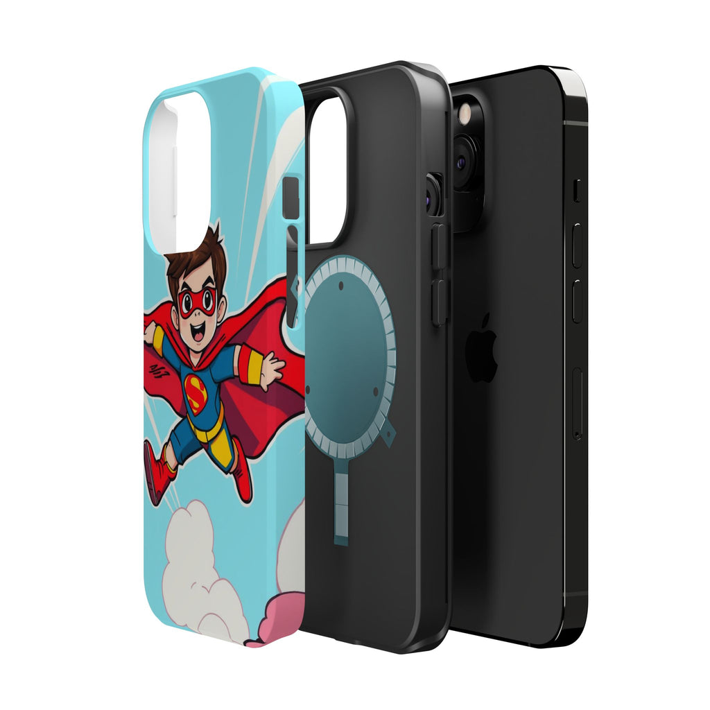 iPhone Kid Superhero Flying Kids Fun iPhone Phone Case Gift Slim · iPhone Case