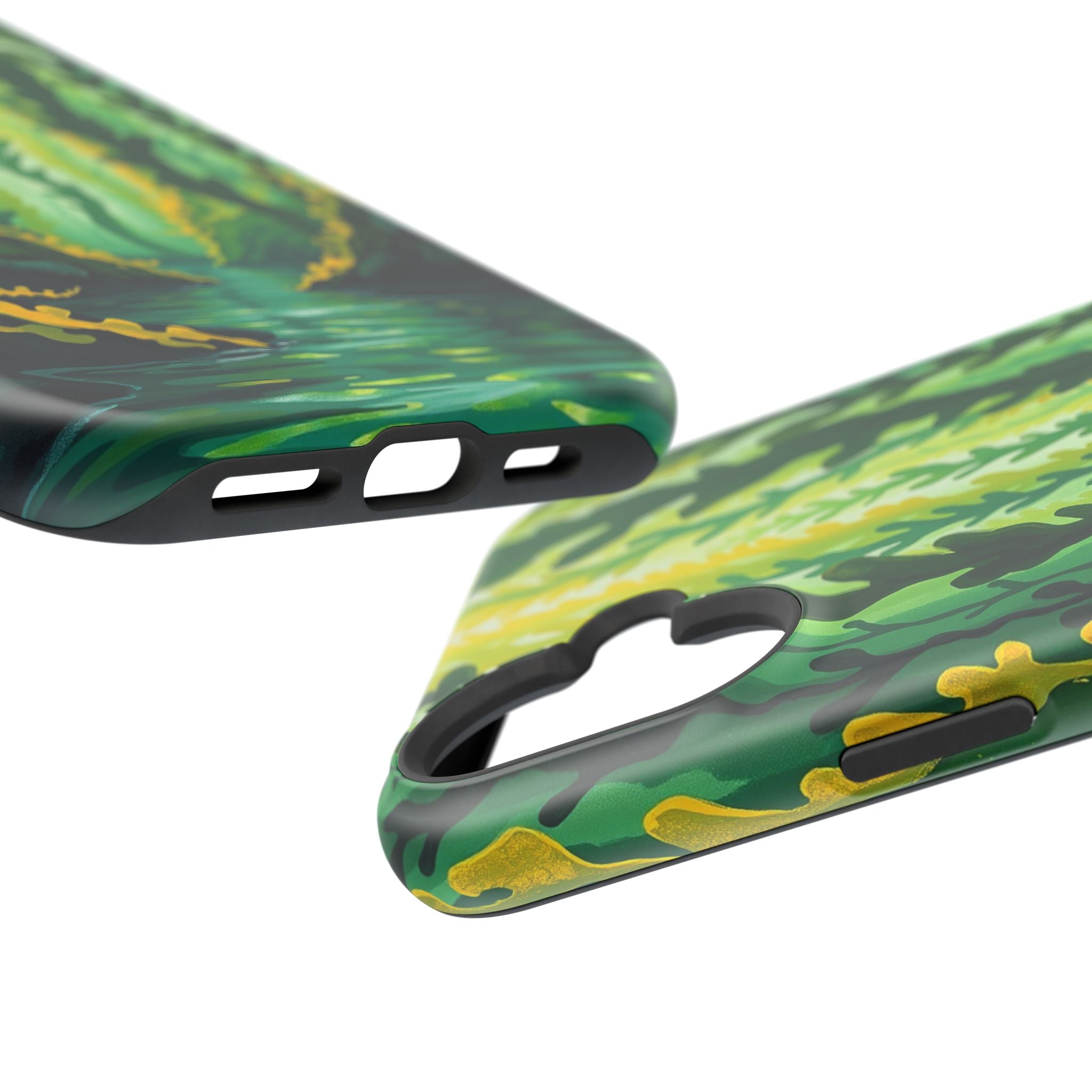 iPhone Kelp Forest Oil Painting Impressionist Slim iPhone Everyday · iPhone Case