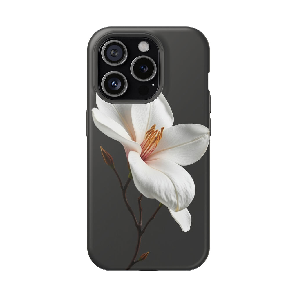 iPhone Earthy Magnolia Dream Design Slim Everyday Designer Case · iPhone Case