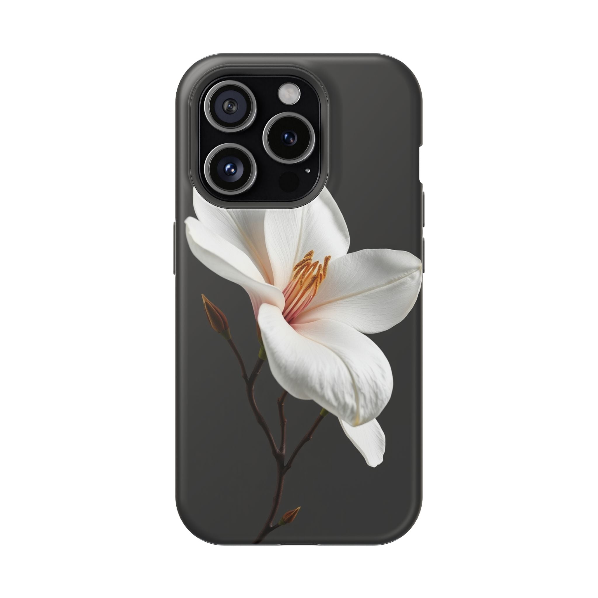iPhone Earthy Magnolia Dream Design Slim Everyday Designer Case · iPhone Case