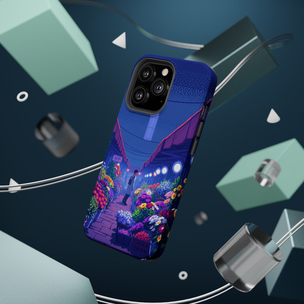 iPhone Flower Market Electric Art Bold Modern Everyday Snap Case · iPhone Case