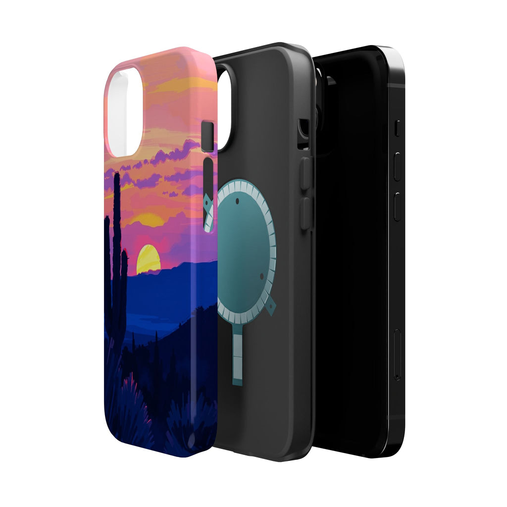 iPhone Mesa Sunset Oil Painting Impressionist Slim iPhone Everyday · iPhone Case
