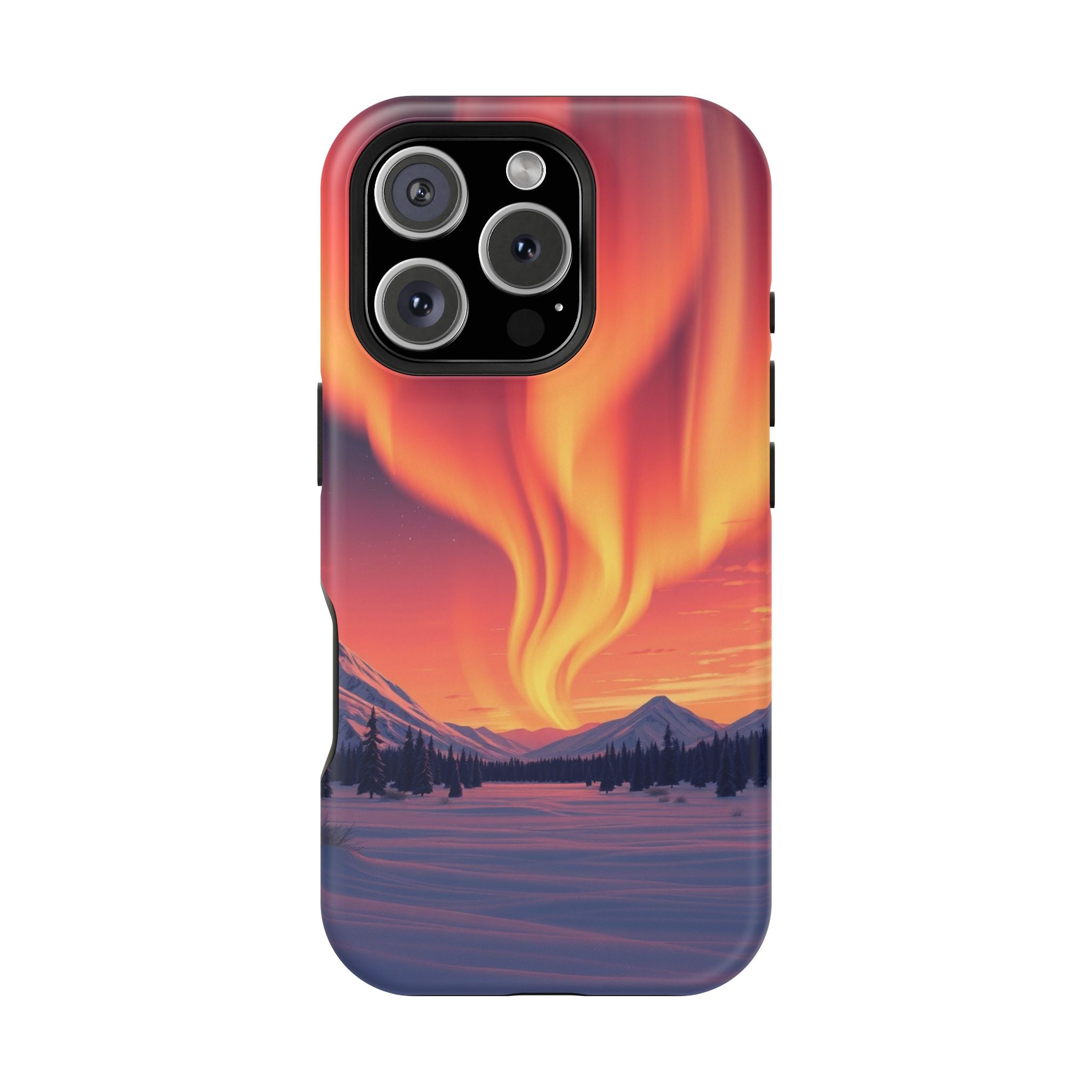 iPhone Sunset Amber And Peach Northern Lights Slim iPhone Everyday · iPhone Case
