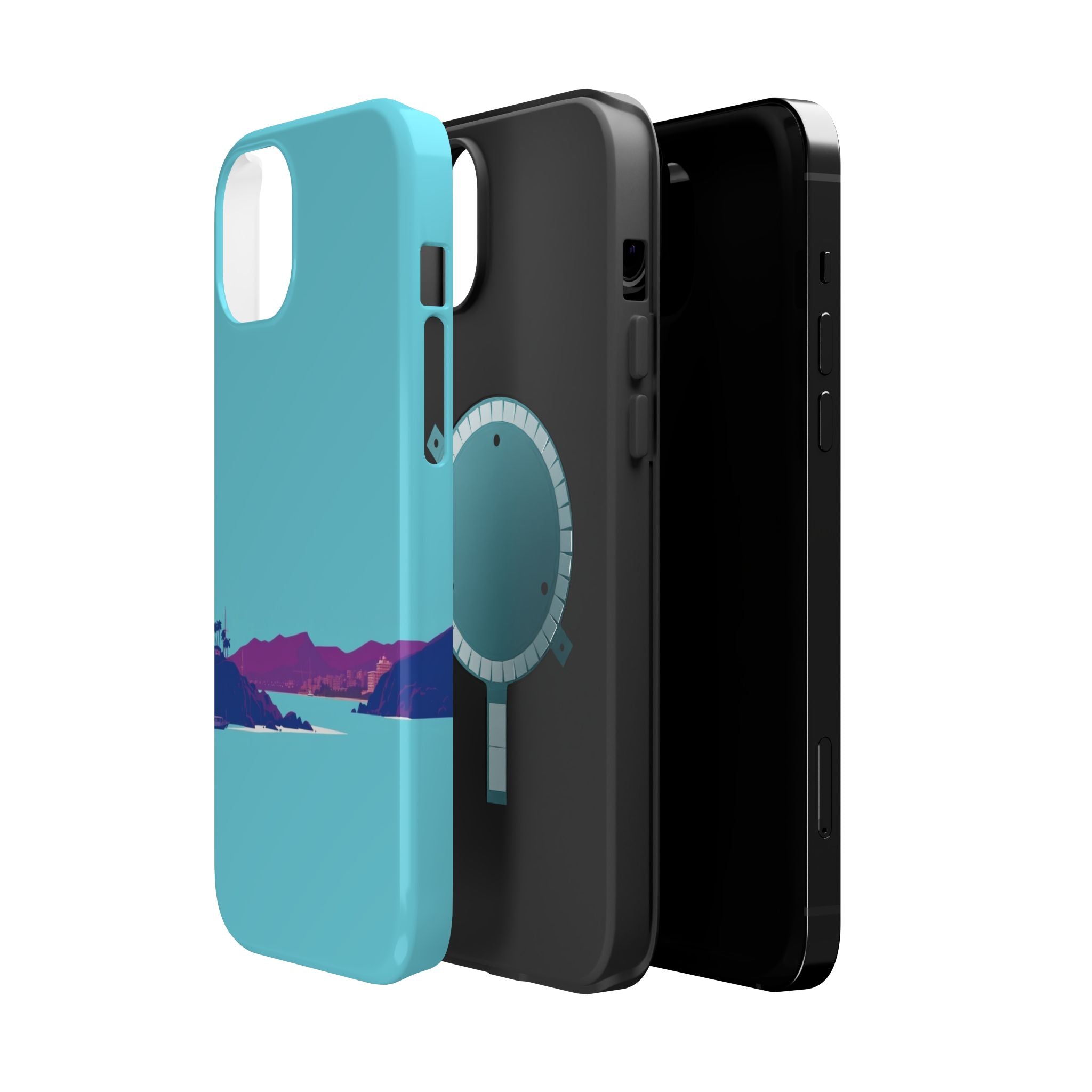 iPhone Hibiscus Coast Mystic Art Bold Modern Everyday Snap Case · iPhone Case