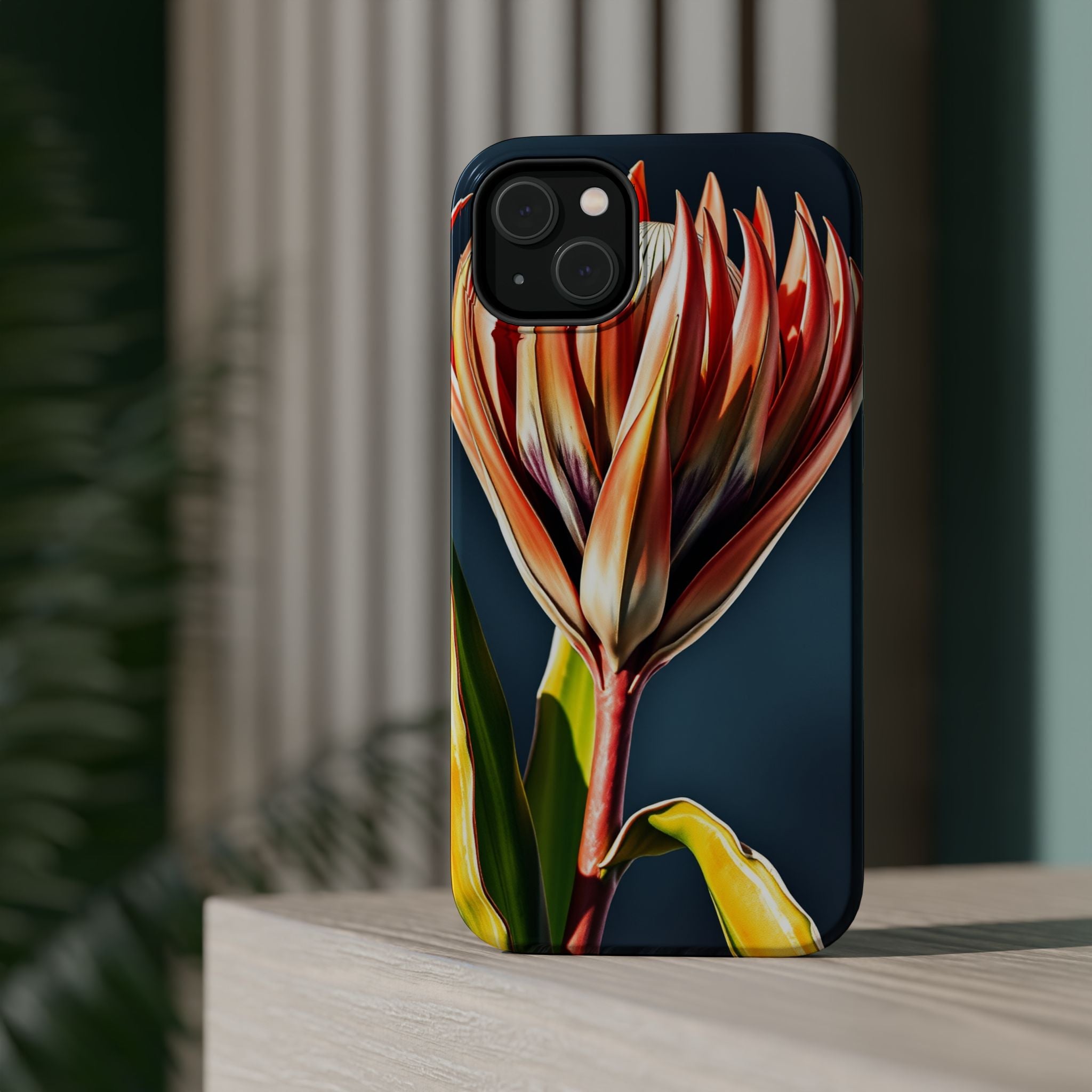 iPhone Protea Bold Vibrant Watercolor Slim Snap Case Ga · iPhone Case