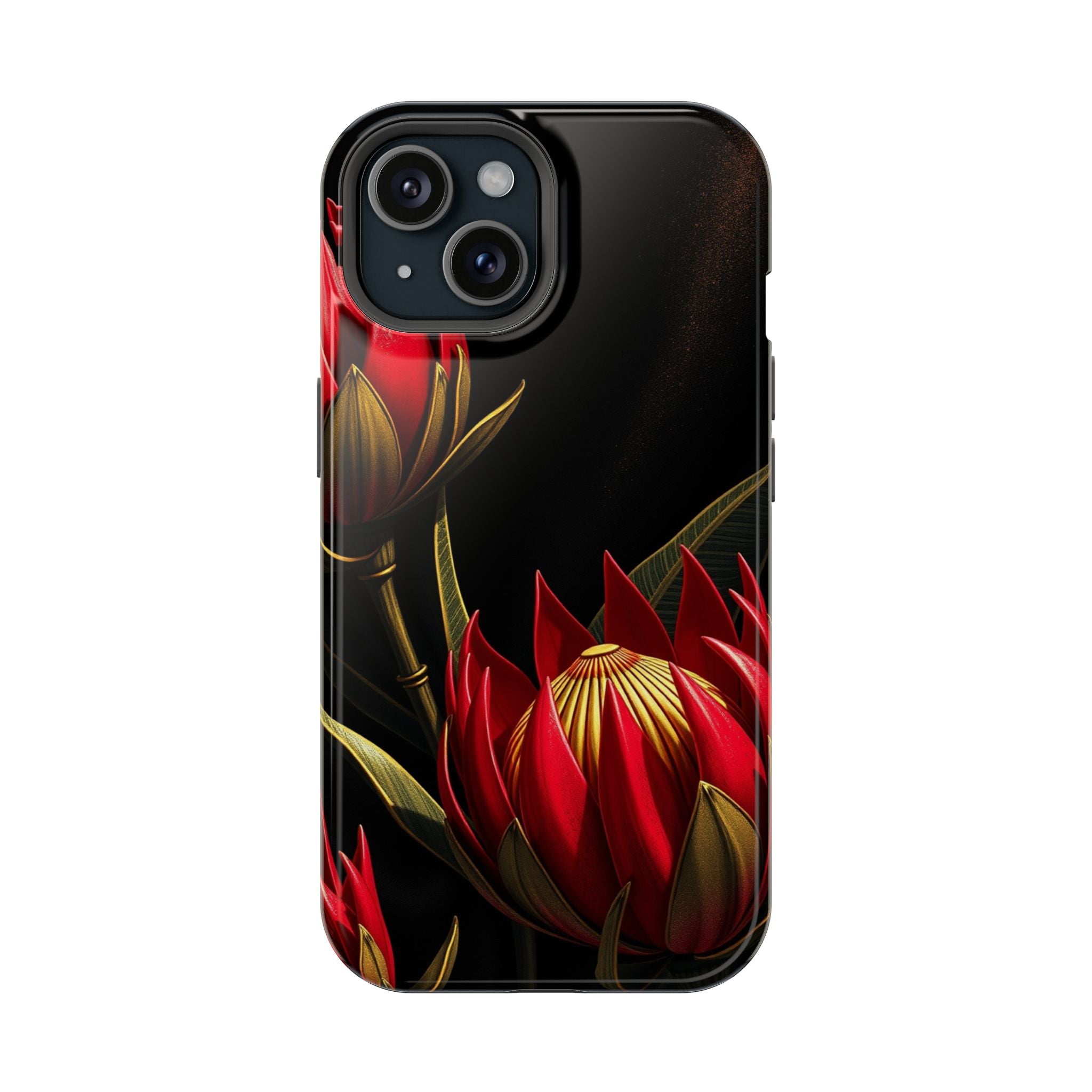 iPhone Protea Bold Gold Foil Luxury Slim Everyday Designer Case · iPhone Case