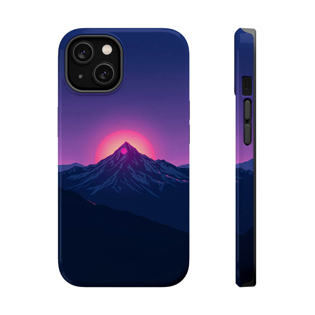 iPhone Mountain at Sunrise Electric Art Slim Everyday iPhone 15 · iPhone Case