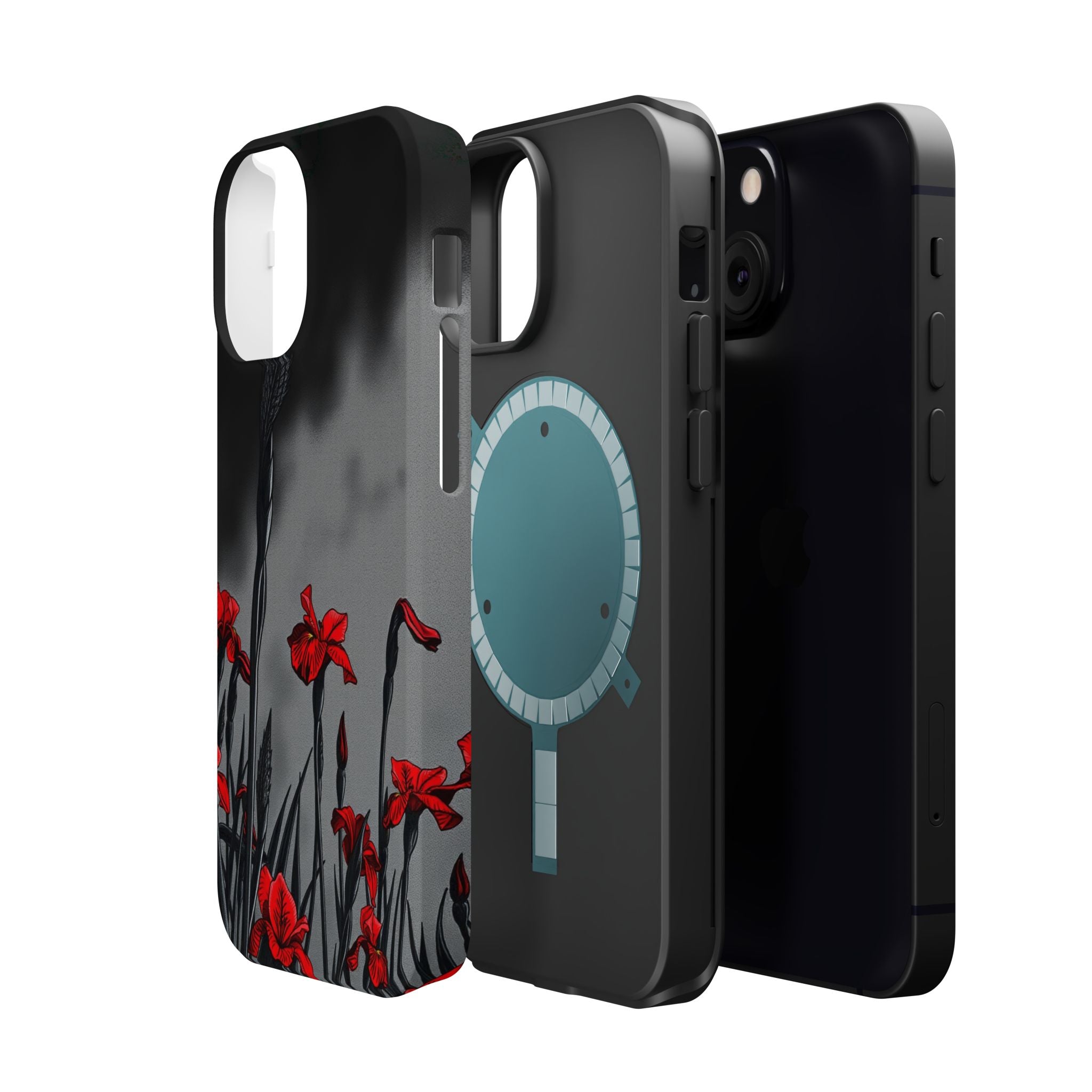 iPhone Iris Garden Cinematic Art Soft Finish Everyday Cas Slim Snap Case · iPhon