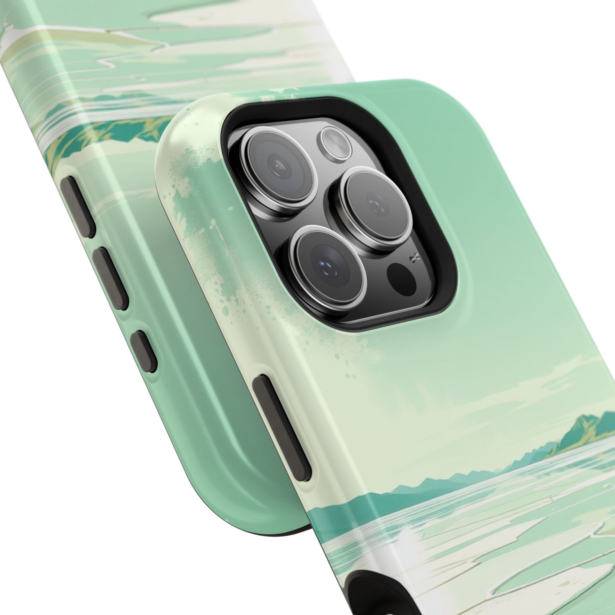 iPhone Vibrant Salt Flat Mirror Design Slim Everyday Designer Case · iPhone Case