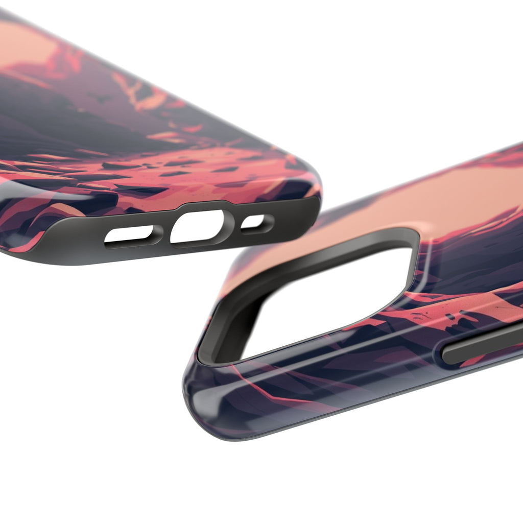 iPhone Rose Pink And Cream Dark Crystal Cave Slim Everyday Designer Case · iPhon