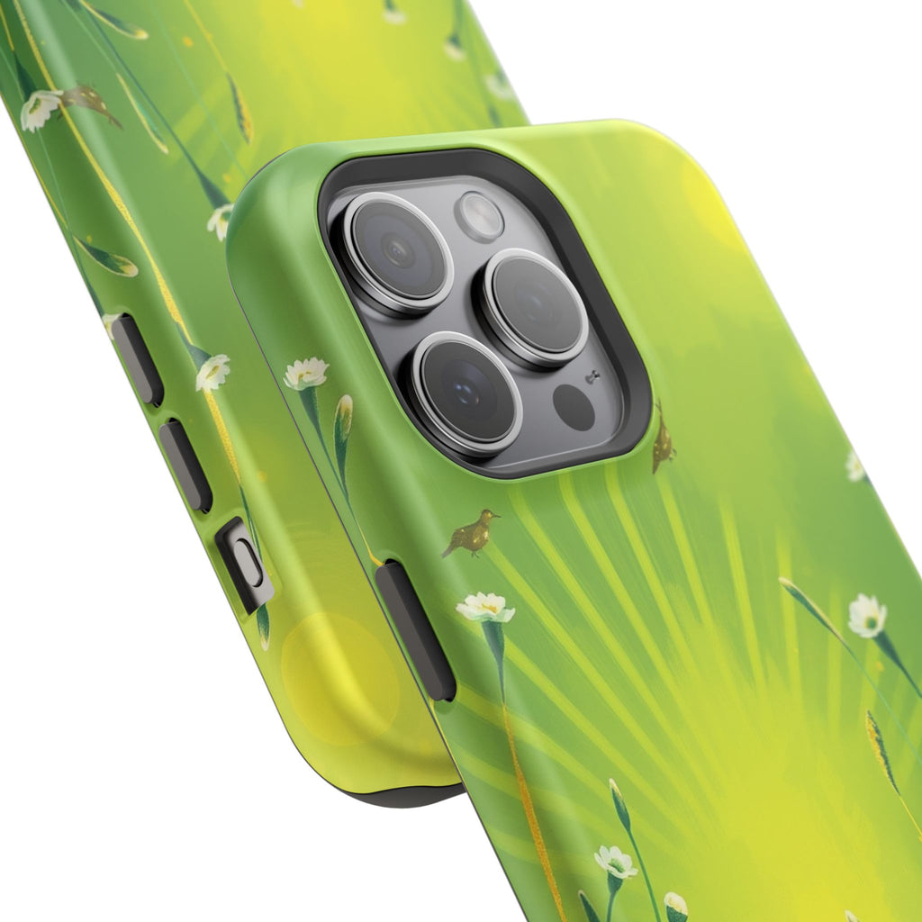 iPhone Spring Meadow Cinematic Art Bold Modern Everyday Snap Case · iPhone Case