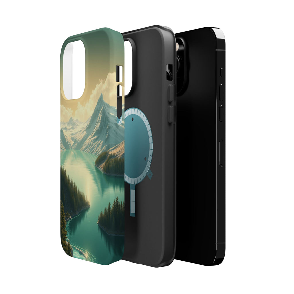 iPhone Glacier Lake Bold Art Slim Everyday Designer Case · iPhone Case
