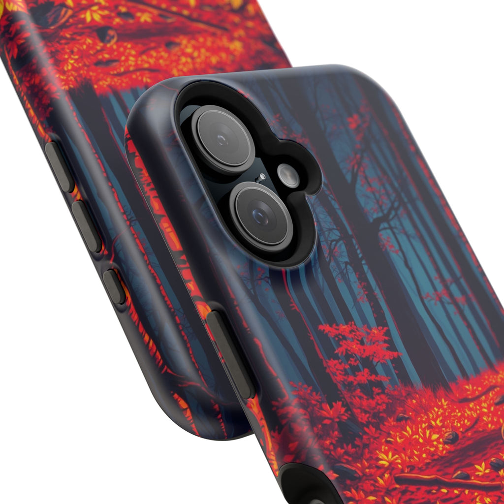 iPhone Black And Crimson Autumn Forest Floor Slim iPhone Everyday · iPhone Case